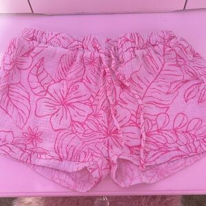 Pink shorts I got at the beach